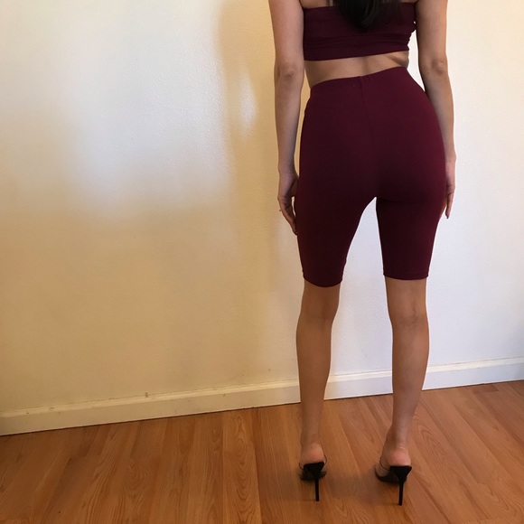 Kim Burgundy Bike Short & Tube Set - Picture 7 of 8